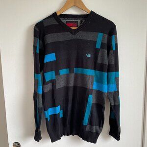 Vincent d'Amérique - Color Block V-Neck Sweater *NWT*